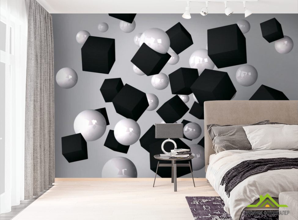 выбрать Фотошпалери Квадратики Фотошпалери 3Д на стіну