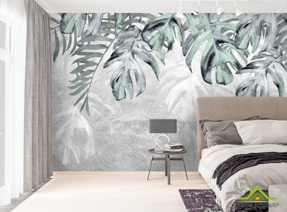 выбрать Фотошпалери Монстера Фотошпалери тропічні листя на стіну