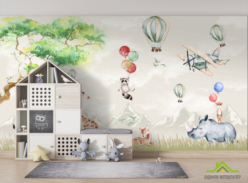 выбрать Фотошпалери тварини, природа Фотошпалери Little kids на стіну