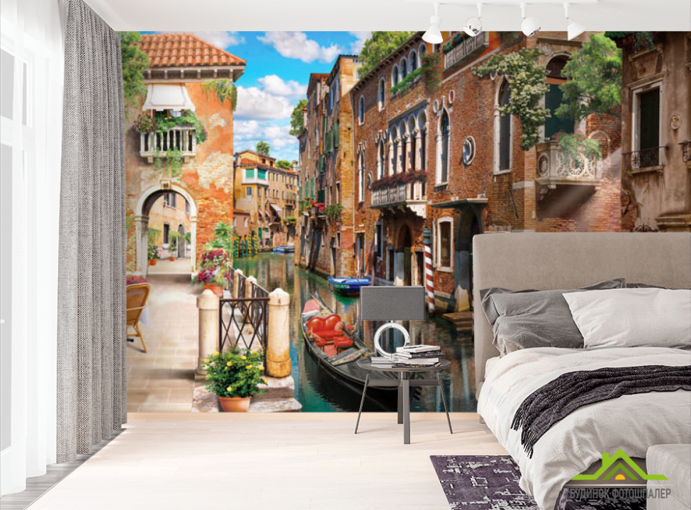 выбрать Фотообои Венецианская улочка Фотообои Фрески на стену