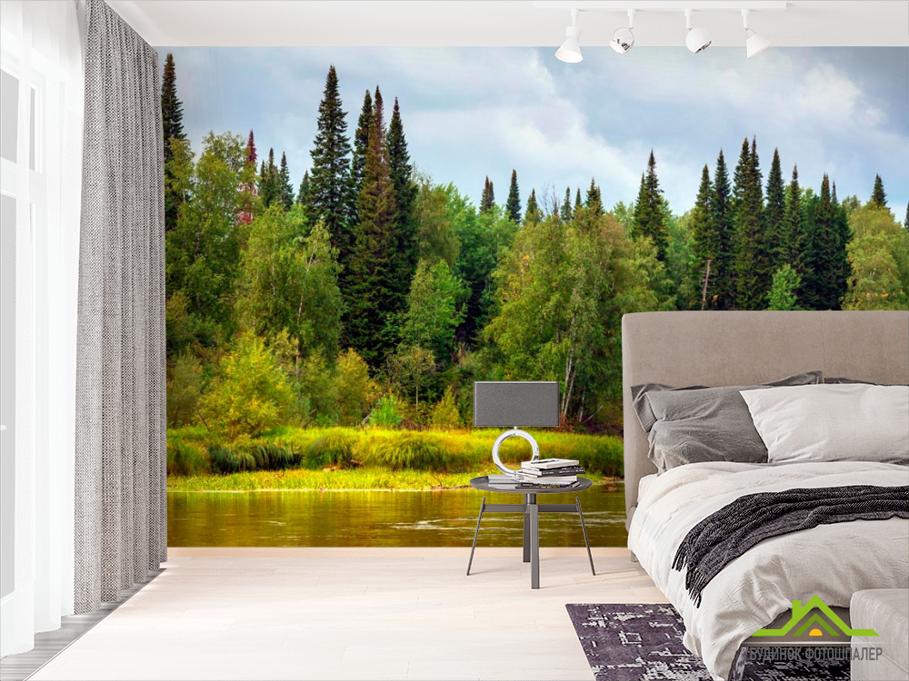 Фотообои Течение, лес