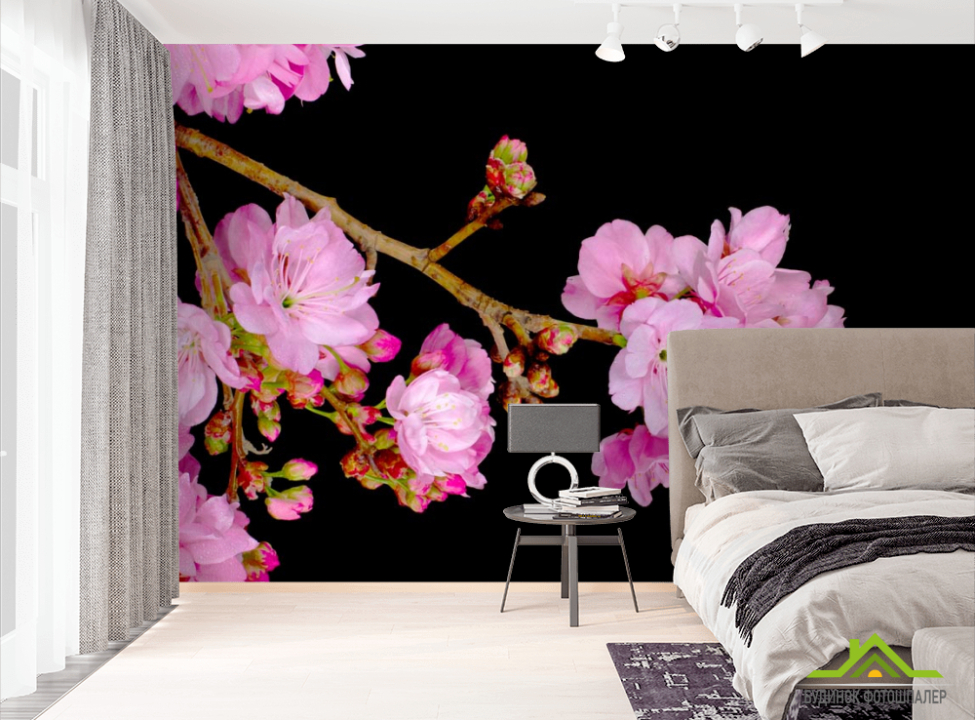 выбрать Фотообои Соцветия персика Фотообои Цветы на стену