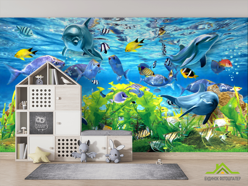 Фотошпалери 3д підводний світ