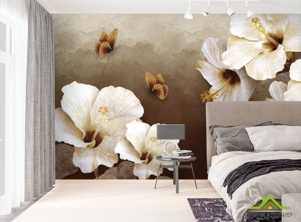 выбрать Фотошпалери квіти і метелики Фотошпалери різні на стіну