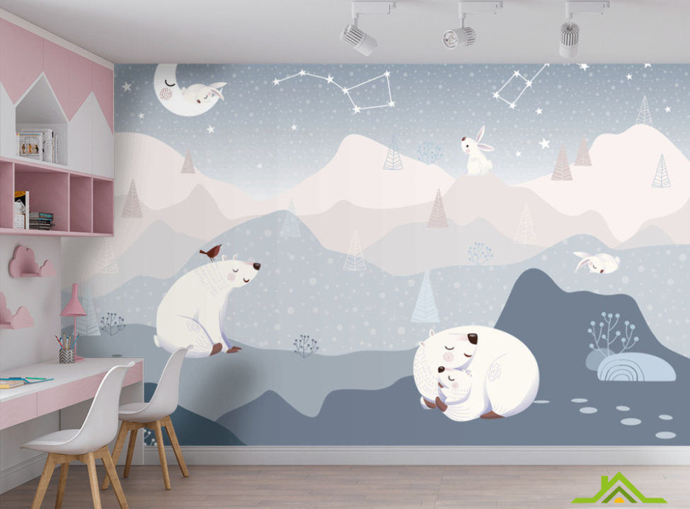 выбрать Фотообои Полярные мишки Фотообои Little kids на стену