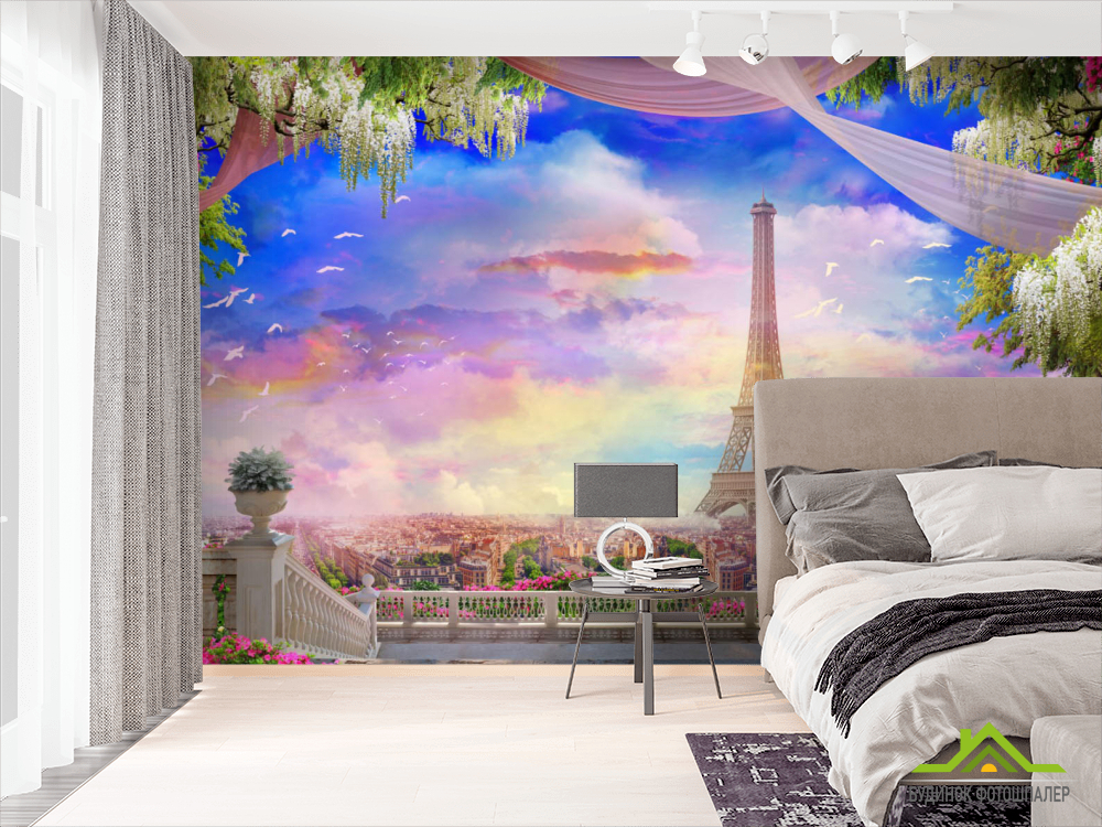 Фотошпалери Фреска з Парижем