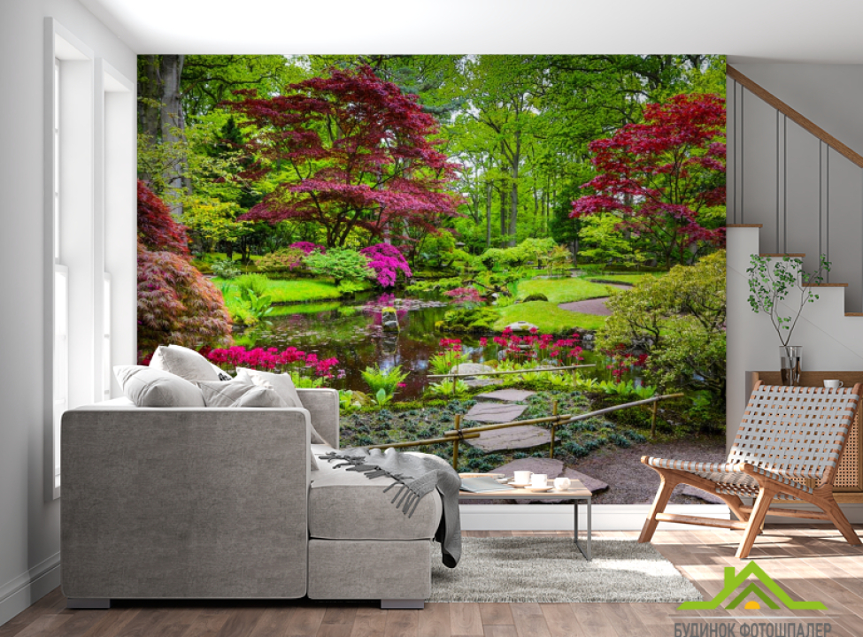 выбрать Фотошпалери цвітіння над водоймою Фотошпалери Природа на стіну