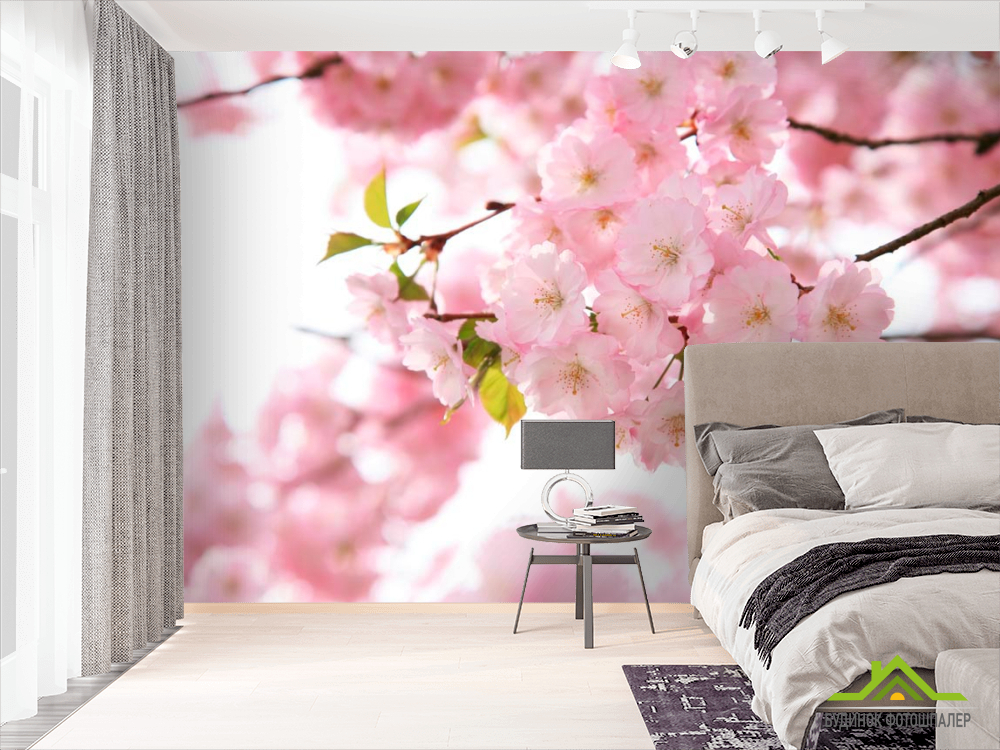 Фотообои Дерево в розовом цвету