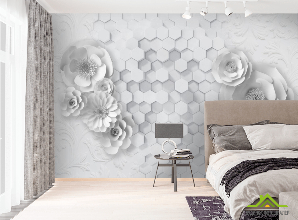 выбрать Фотошпалери 3D квіти Фотошпалери 3Д на стіну
