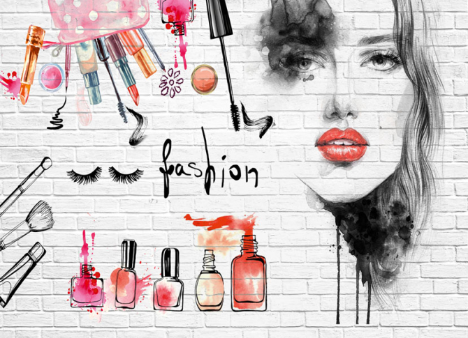 Фотообои Для салона красоты в стиле фешн