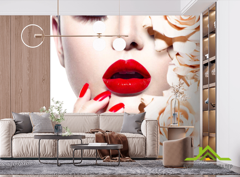 выбрать Фотошпалери дівчина і троянди Фотошпалери Троянди на стіну