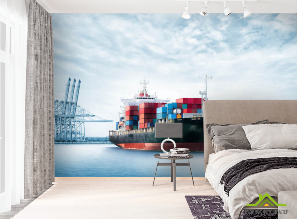 выбрать Фотошпалери баржа Фотошпалери різні на стіну