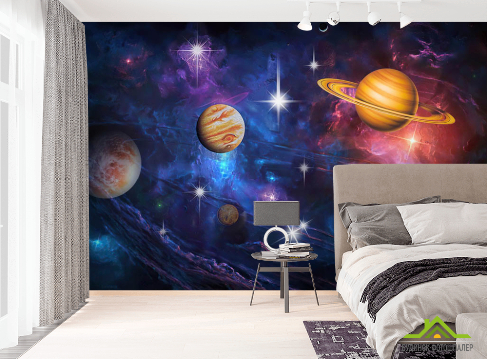 выбрать Фотошпалери нескінченний космос Фотошпалери Космос на стіну