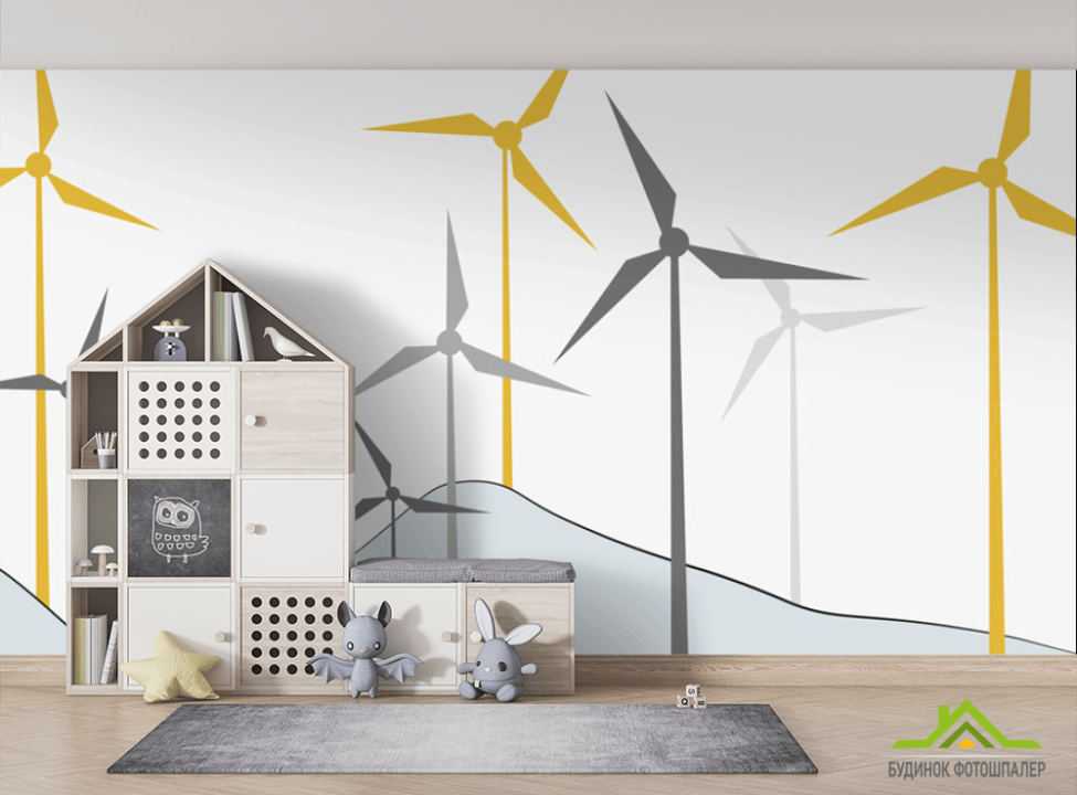 выбрать Фотообои Ветренные мельницы Фотообои в детскую на стену