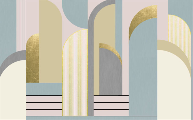 Фотообои Геометрические фигуры арт деко