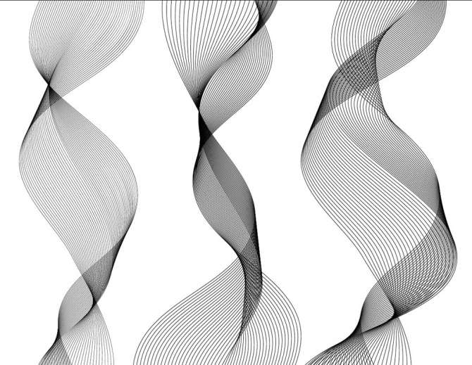 Фотообои в стиле Модерн, волны