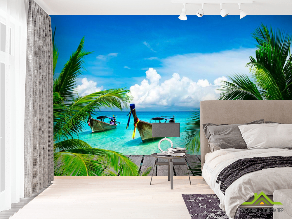 Фотообои Мальдивские лодки