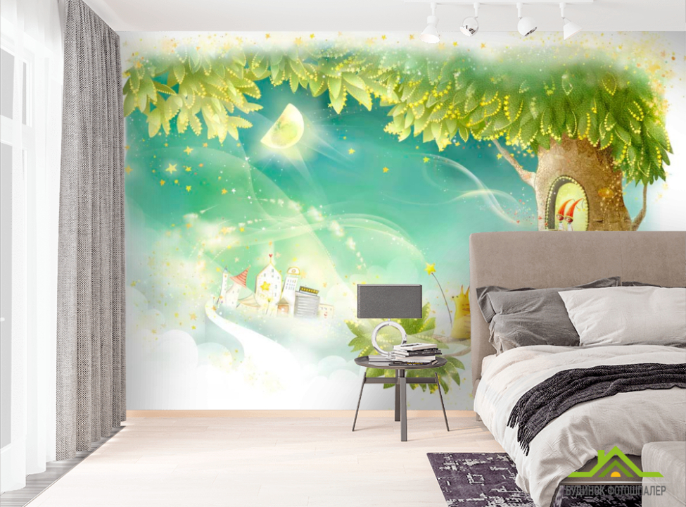 выбрать Фотошпалери Сказачное дерево Фотошпалери Ілюстрації на стіну