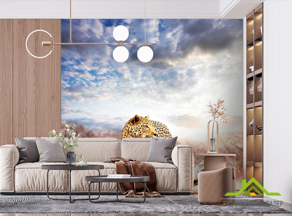 выбрать Фотообои Гепард на коряге Фотообои Гепарды на стену