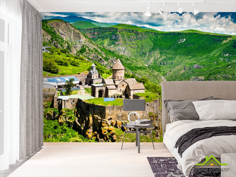 Фотошпалери замок в горах