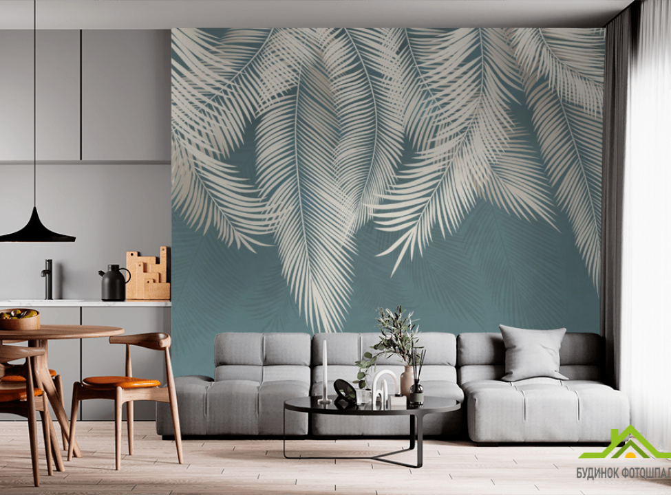 выбрать Фотообои листья для интерьера Фотообои Дизайнерские листья на стену