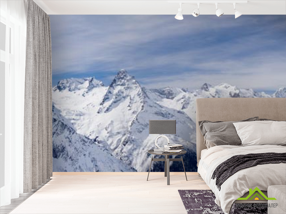 Фотошпалери снігові гори