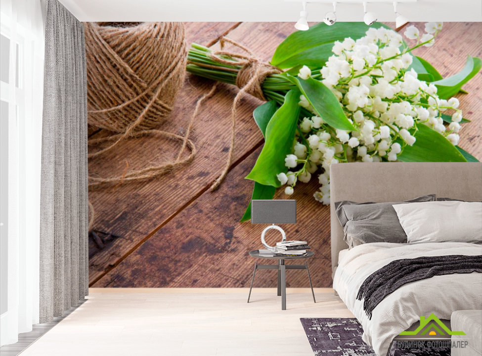 выбрать Фотообои Букет ландышей Фотообои Цветы на стену