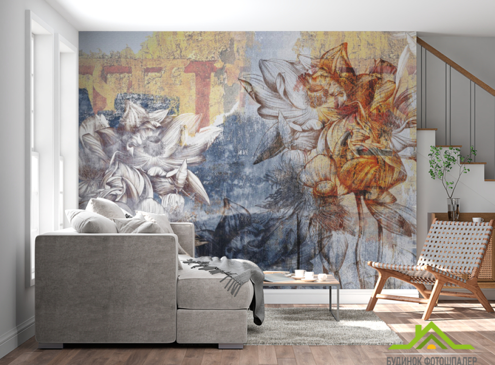 выбрать Фотошпалери дизайнерські квіти Ексклюзивні фотошпалери на стіну