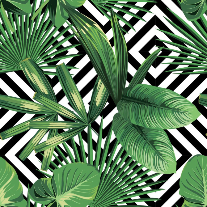 Фотошпалери Тропічні листя