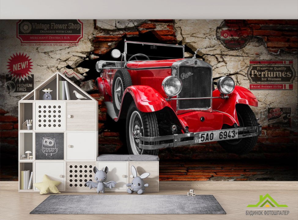 выбрать Фотошпалери Джип графіті Фотообої для підлітка на стіну