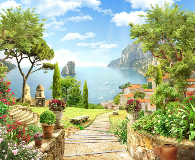 Фотошпалери Фреска