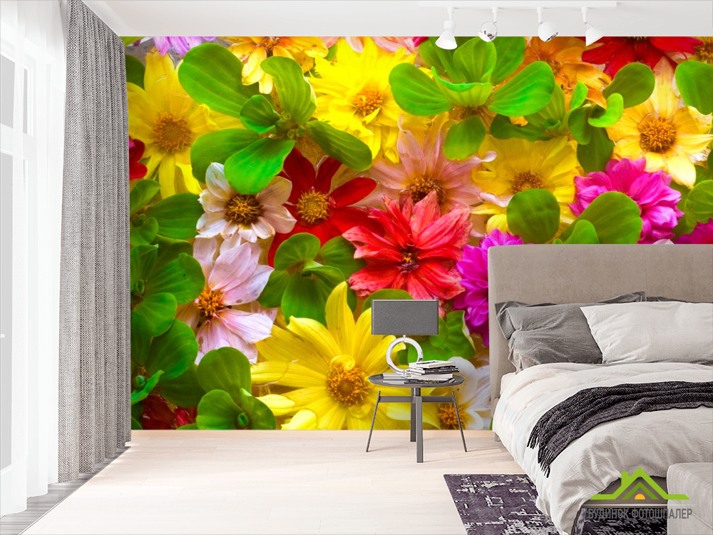 Фотообои Разнотравный букет