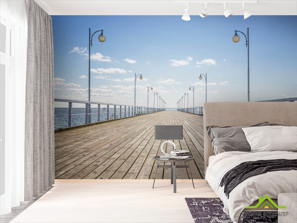 Фотошпалери Вид з пірсу