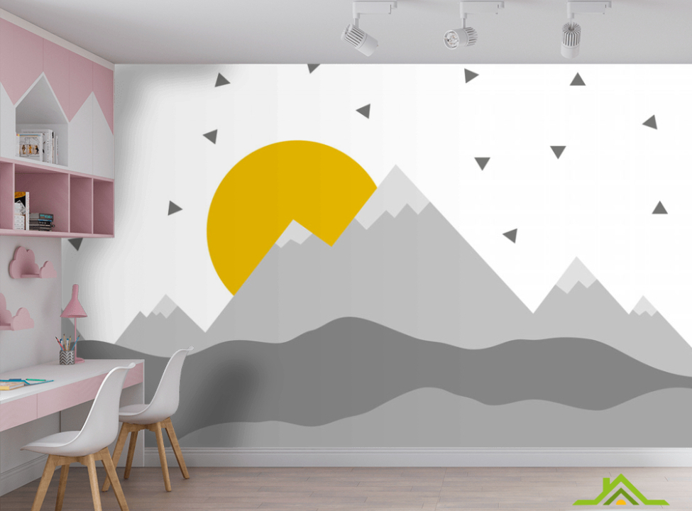 выбрать Фотообои Солнце в горах в детскую Фотообои Little kids на стену