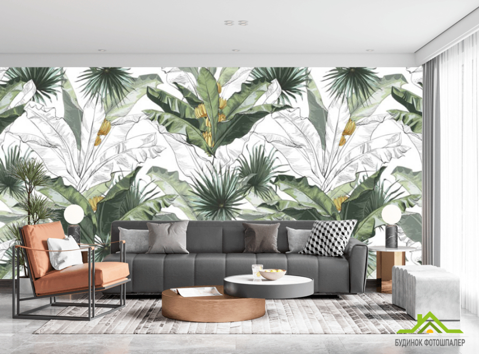 выбрать Фотошпалери бананове листя Фотошпалери різні на стіну