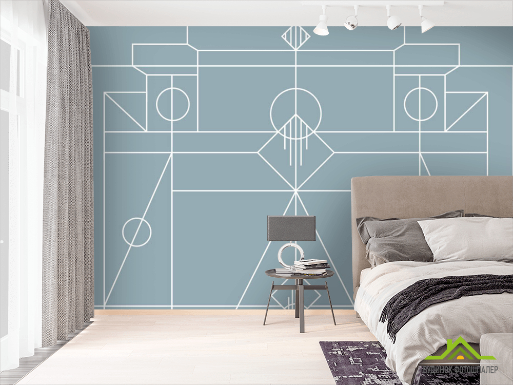 Фотообои простые линии