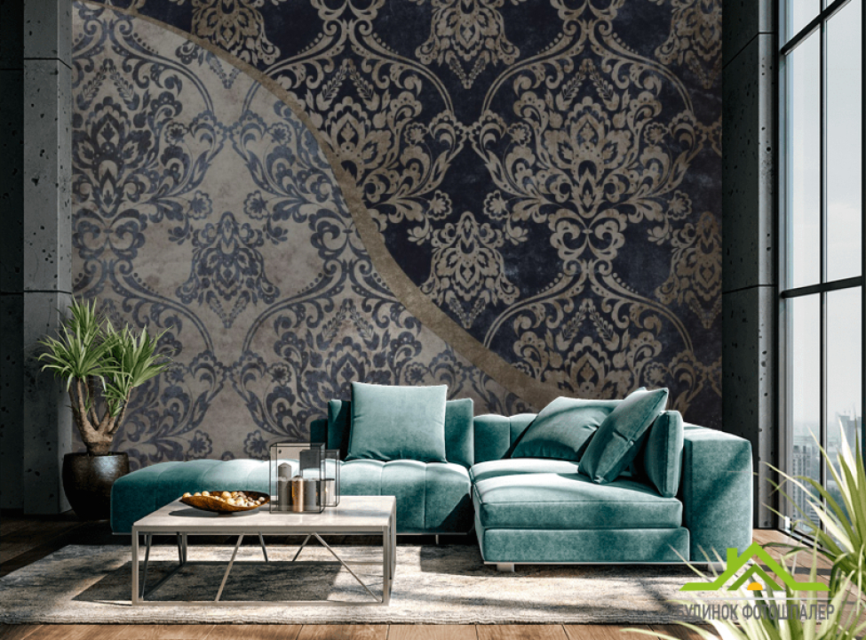 выбрать Фотошпалери вензеля бароко Ексклюзивні фотошпалери на стіну