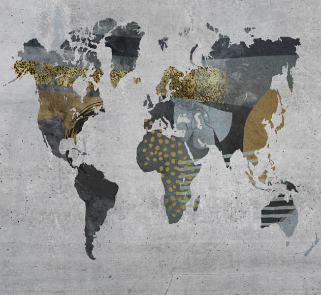 Фотошпалери дизайнерська карта