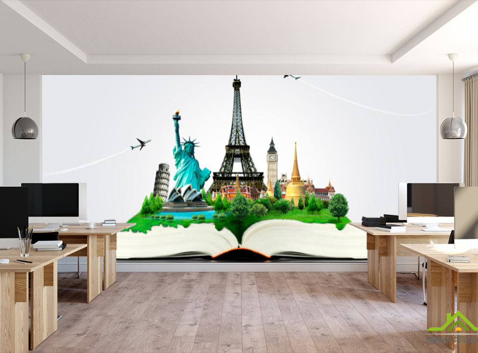 выбрать Фотошпалери Архітектурні пам'ятки Фотошпалери для школи на стіну