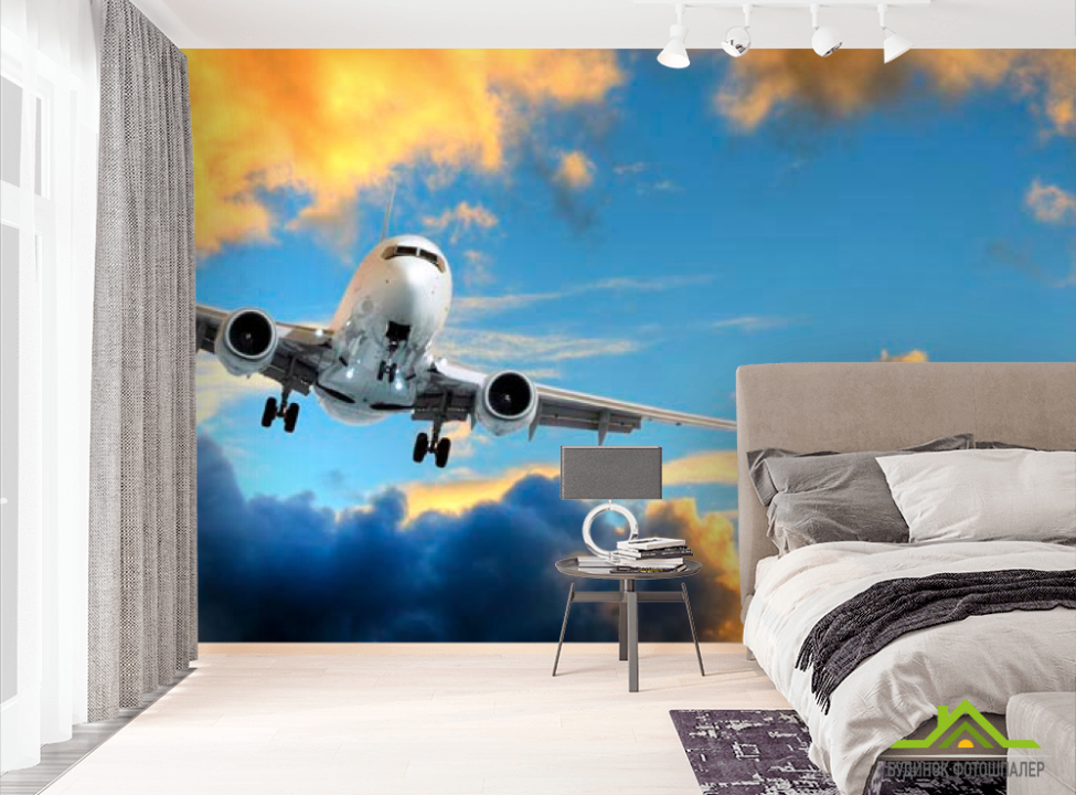выбрать Фотообои Самолет в небе Фотообои Самолеты на стену