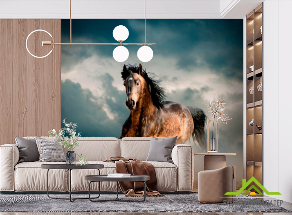 выбрать Фотообои Бегущая лошадь Фотообои Лошади на стену