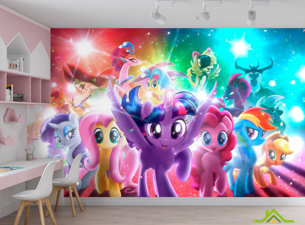 выбрать Фотообои Мультяшные литл пони Фотообои для девочек на стену