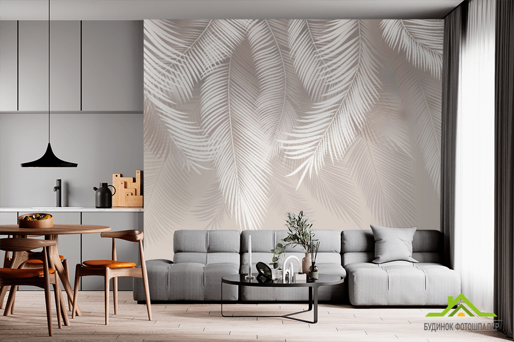 Фотошпалери Графічні пальмове листя