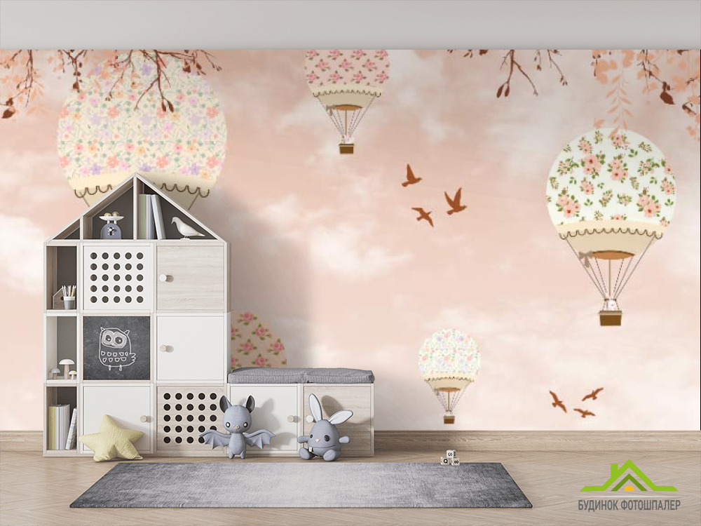 Фотошпалери Повітряні кулі