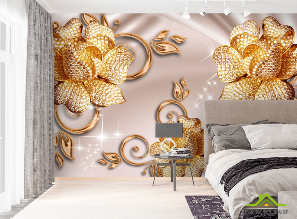 выбрать Фотошпалери Королівські брошки Фотошпалери 3Д на стіну