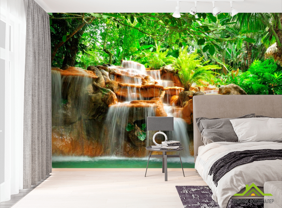 выбрать Фотообои Джунгли, вода Фотообои Водопад на стену