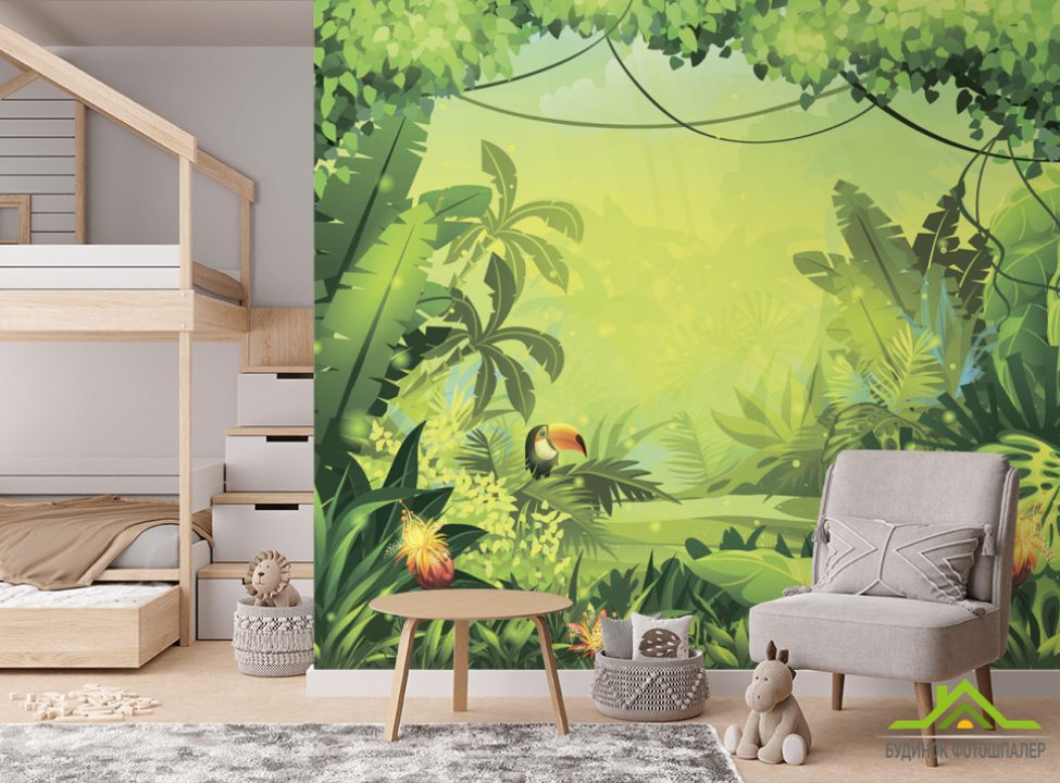 выбрать Фотообои Джунгли зовут Фотообои в детскую на стену