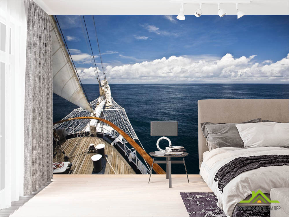 Фотошпалери на носі корабля