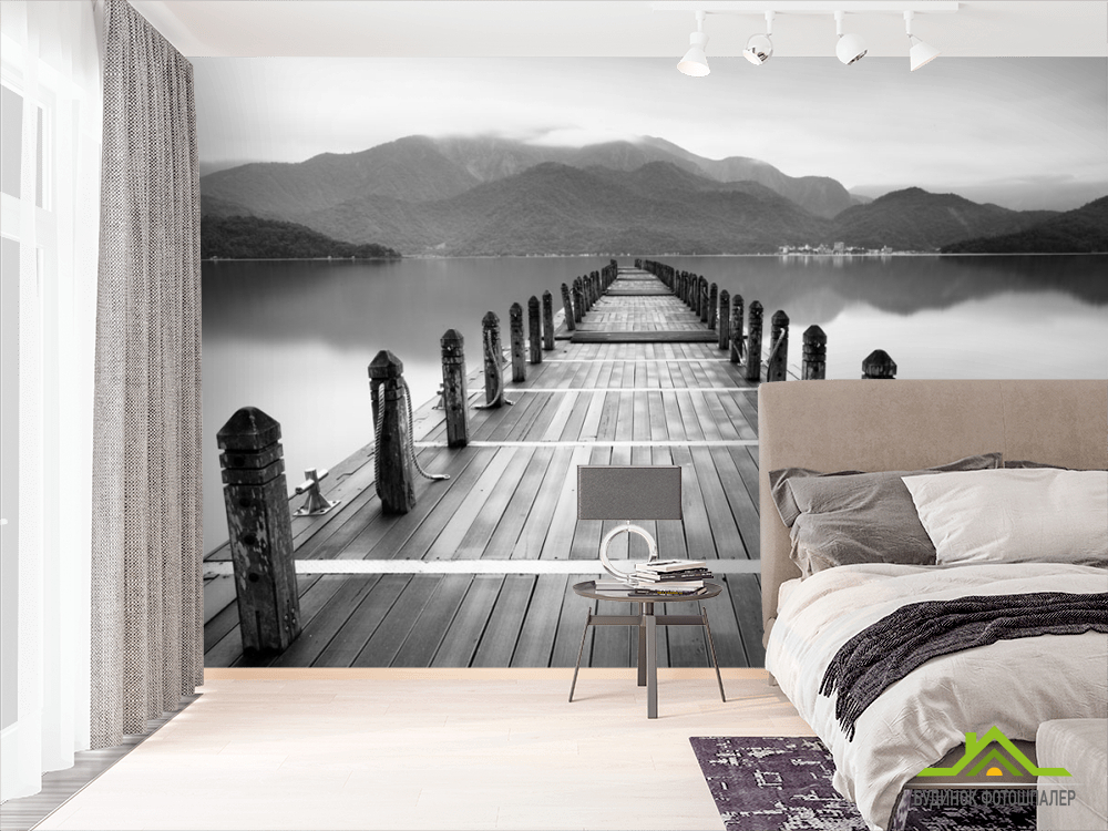 Фотообои Чб мостик расширяющий