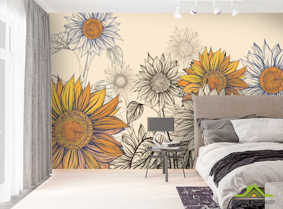 выбрать Фотошпалери Соняшники  на стіну